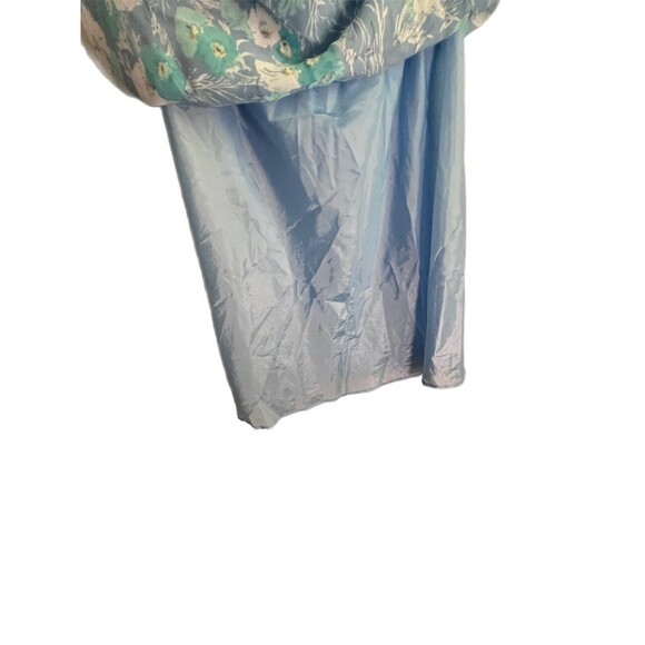 Appleseed’s Blue Floral Print Skirt Size 14 Elastic Waist Vintage Lined - Picture 5 of 7